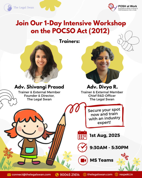 Creating Safe Spaces - Understanding and Implementing the POCSO Act in Schools - 1st Aug 2025