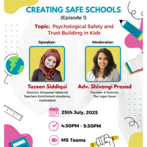 Creating Safe Schools (Episode 1) - 25th Jul, 2025